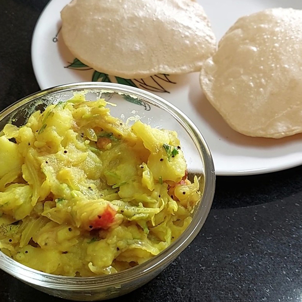 Chapati potato bhaji(2)